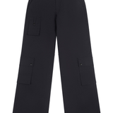 BLACK CARGO PANTS