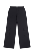 BLACK CARGO PANTS