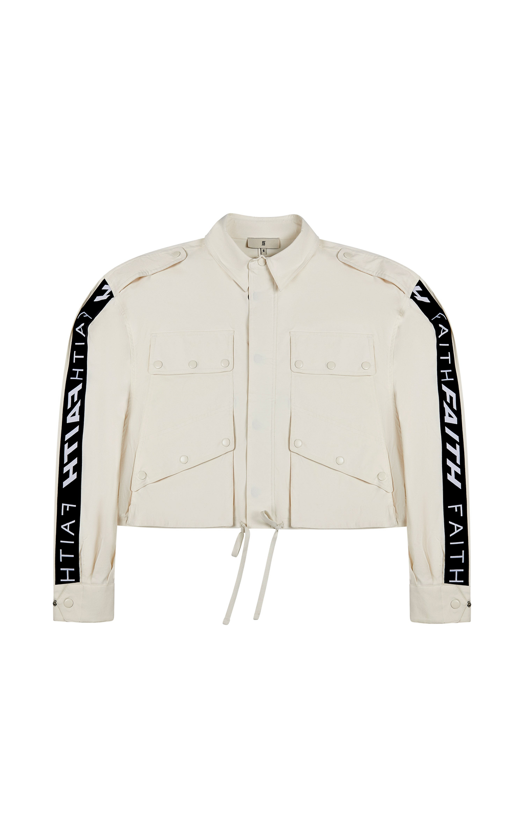 OFF WHITE VANESSA CROPPED PARKA