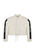 OFF WHITE VANESSA CROPPED PARKA