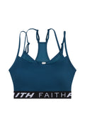 SAILOR BLUE LETY STRAPPY SPORTS BRA TANK