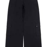 BLACK CARGO PANTS