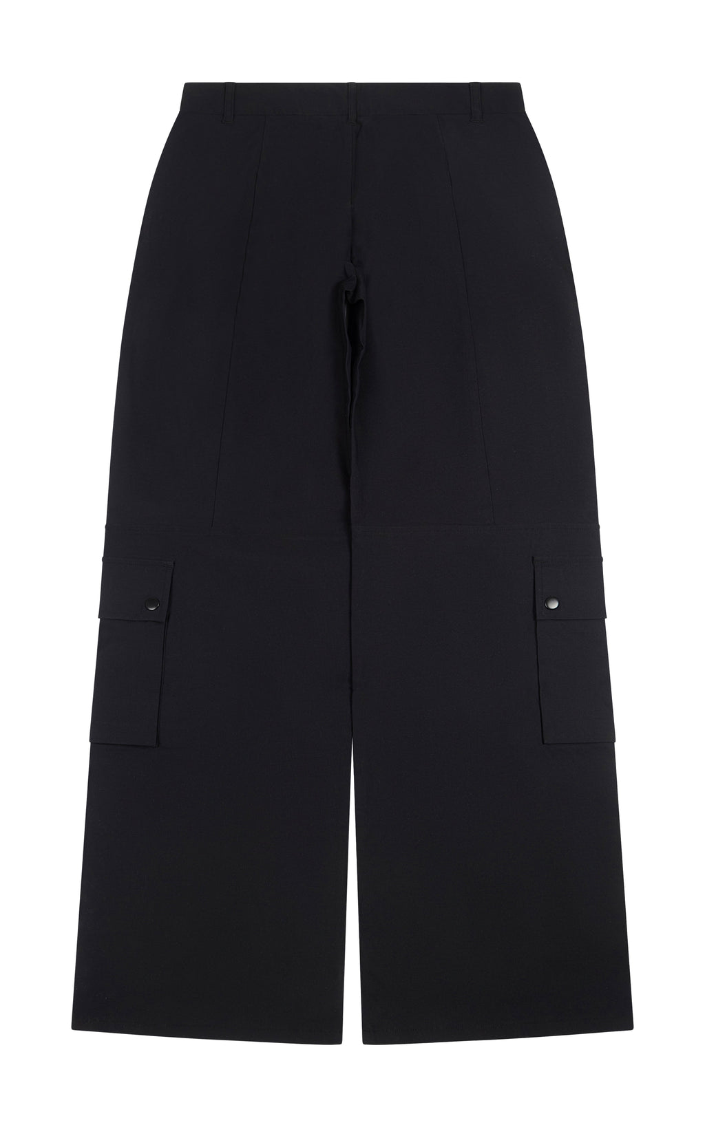 BLACK CARGO PANTS