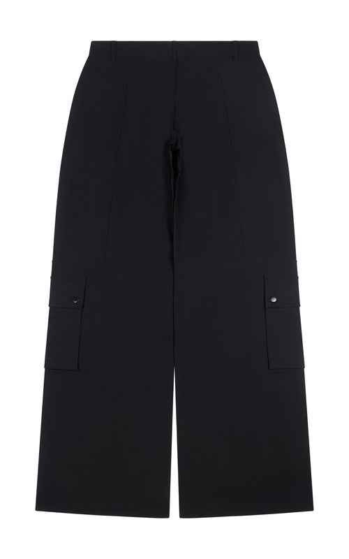 BLACK CARGO PANTS