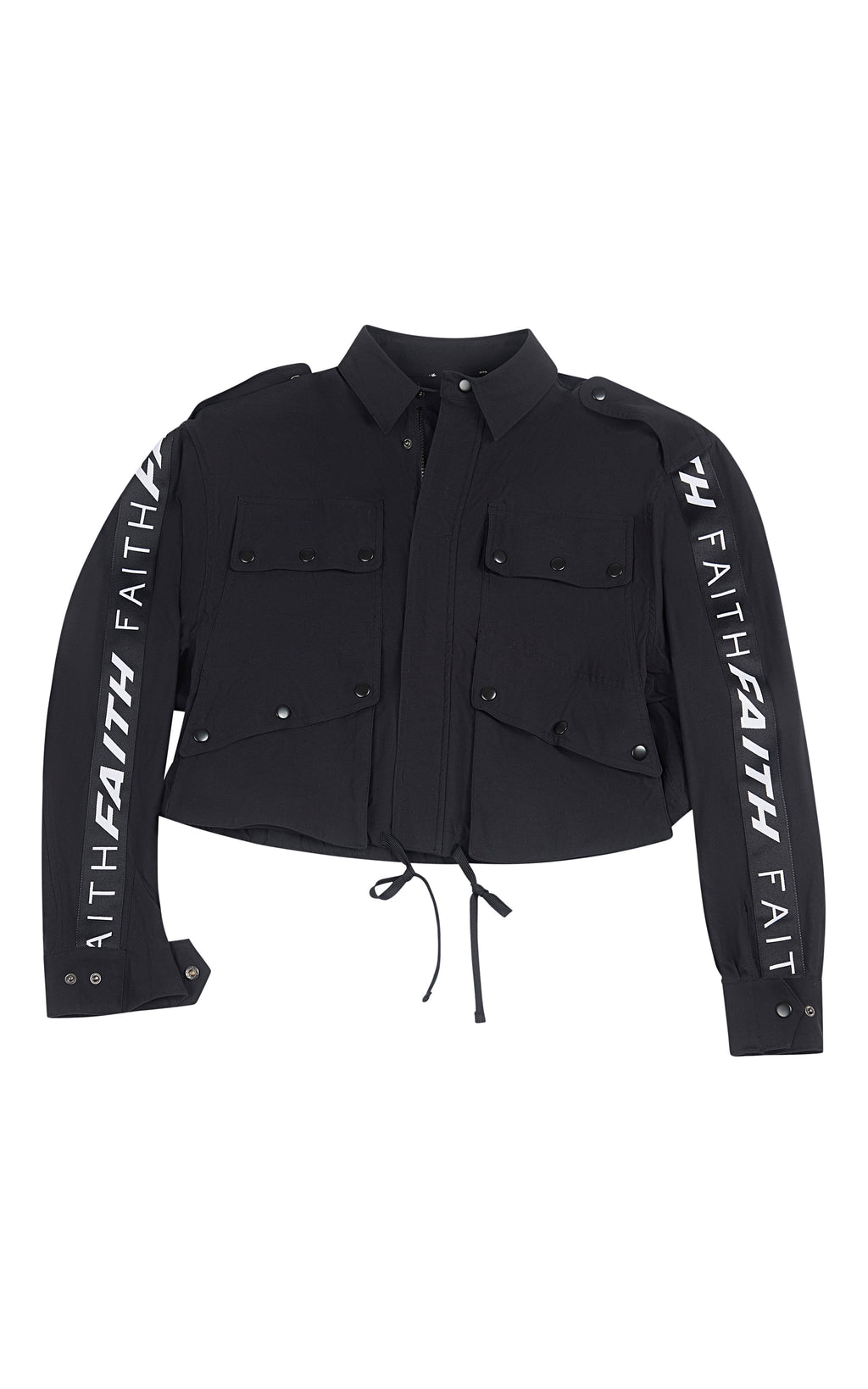 BLACK VANESSA CROPPED PARKA