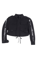 BLACK VANESSA CROPPED PARKA
