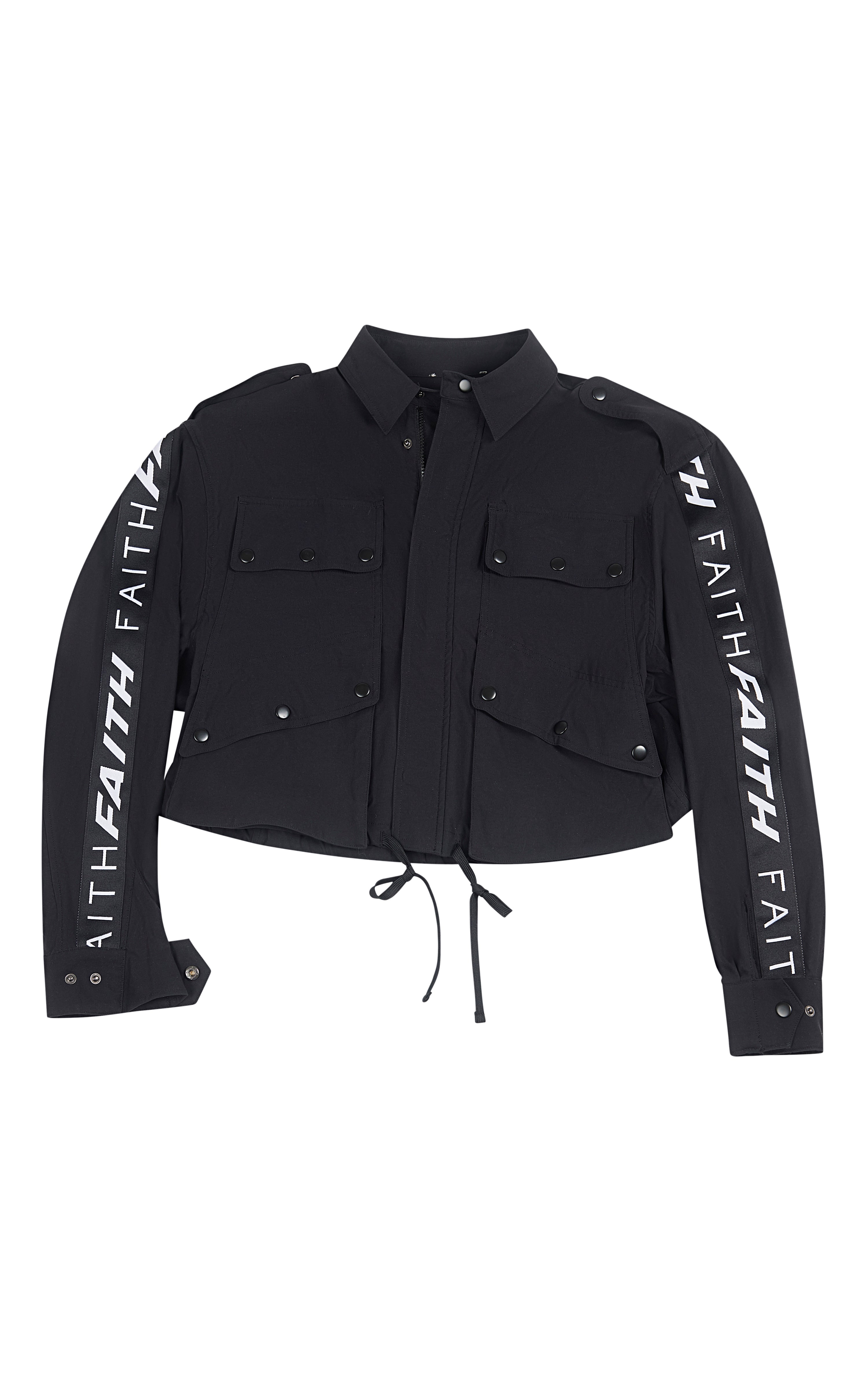 BLACK VANESSA CROPPED PARKA