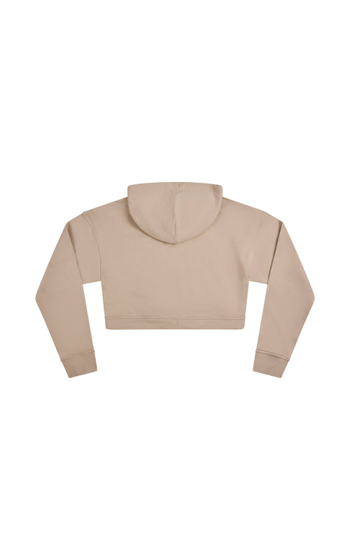 DOESKIN ERIKA LOGO CROPPED HOODIE