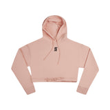 DUSTY PINK ERIKA LOGO CROPPED HOODIE
