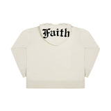 OFF WHITE FAITH OVERSIZED HOODIE
