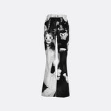 3D! PRINTED FLARED PANTS | Ellen Von Unwerth